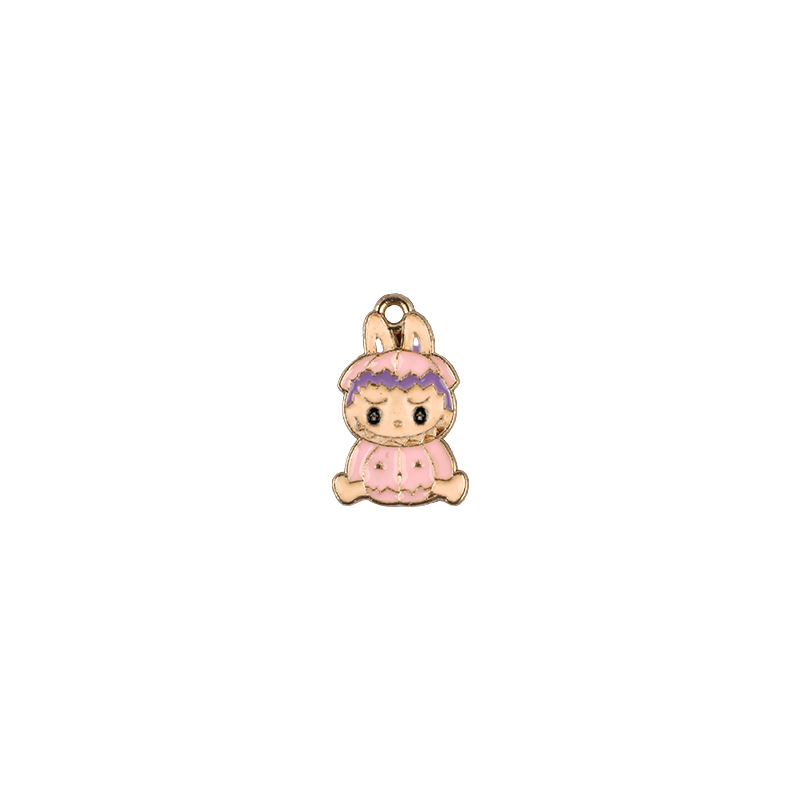 Picture of The Monsters Labubu Enamel Charm Set |Collectible Figurine Pendants | Premium Quality Decorative Accessories for Necklaces & Keychains- 1 piece