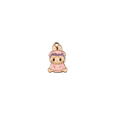 Picture of The Monsters Labubu Enamel Charm Set |Collectible Figurine Pendants | Premium Quality Decorative Accessories for Necklaces & Keychains- 1 piece