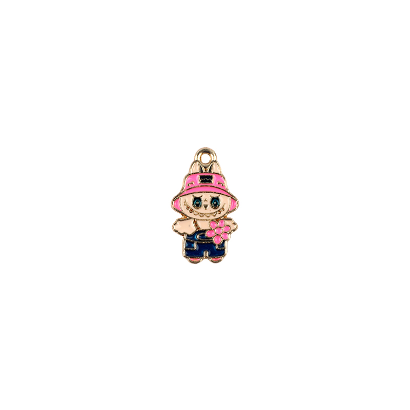 Picture of The Monsters Labubu Enamel Charm Set |Collectible Figurine Pendants | Premium Quality Decorative Accessories for Necklaces & Keychains- 1 piece
