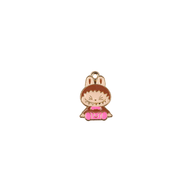 Picture of The Monsters Labubu Enamel Charm Set |Collectible Figurine Pendants | Premium Quality Decorative Accessories for Necklaces & Keychains- 1 piece