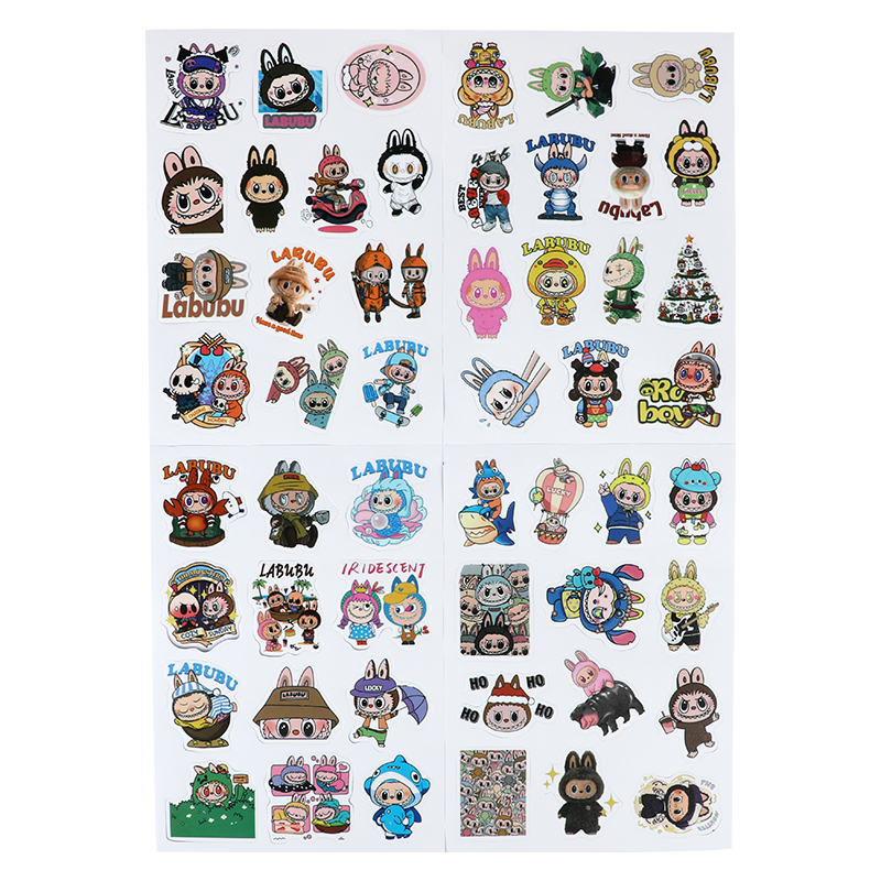Picture of Labubu The Monsters Die-Cut Sticker Sheet | Collectible Decorative Character Stickers | Perfect for Phones, Laptops, & Journaling | Fun for All Ages Picture of Labubu The Monsters Die-Cut Sticker Sheet | Collectible Decorative Character Stickers | Perfect for Phones, Laptops, & Journaling | Fun for All Ages