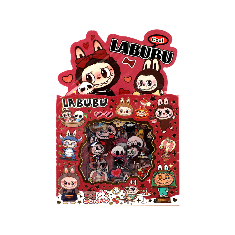 Picture of Labubu The Monsters Die-Cut Sticker Sheet | Collectible Decorative Character Stickers | Perfect for Phones, Laptops, & Journaling | Fun for All Ages- 1 piece 