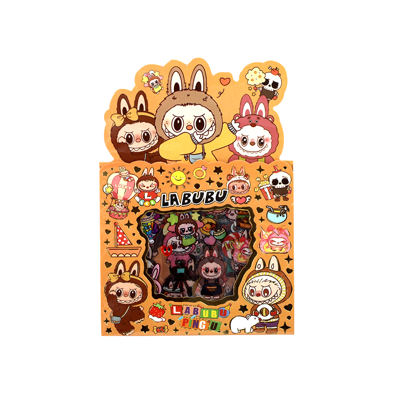 Picture of Labubu The Monsters Die-Cut Sticker Sheet | Collectible Decorative Character Stickers | Perfect for Phones, Laptops, & Journaling | Fun for All Ages- 1 piece 