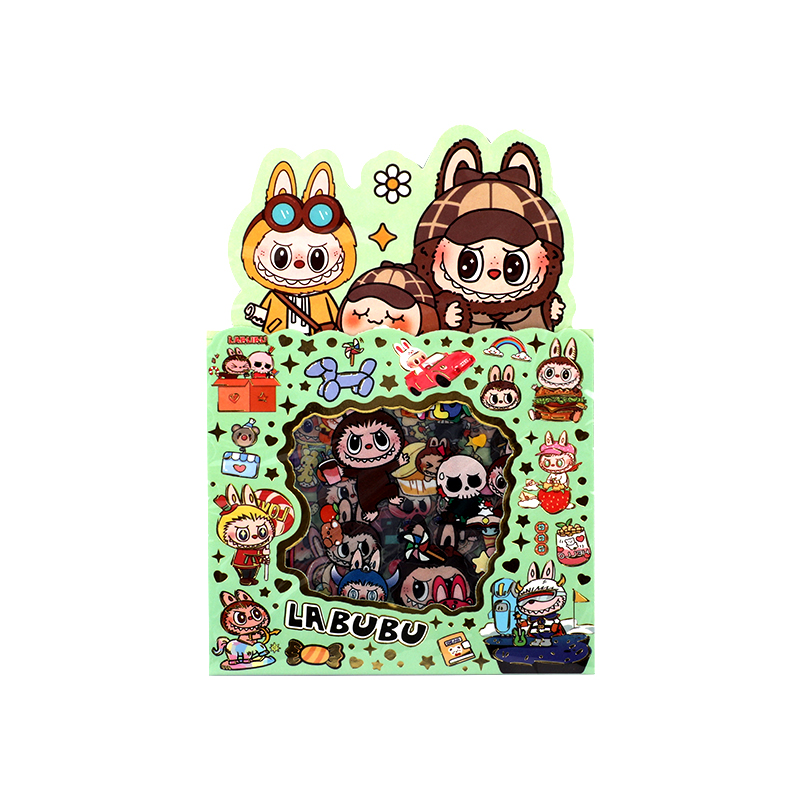 Picture of Labubu The Monsters Die-Cut Sticker Sheet | Collectible Decorative Character Stickers | Perfect for Phones, Laptops, & Journaling | Fun for All Ages- 1 piece 