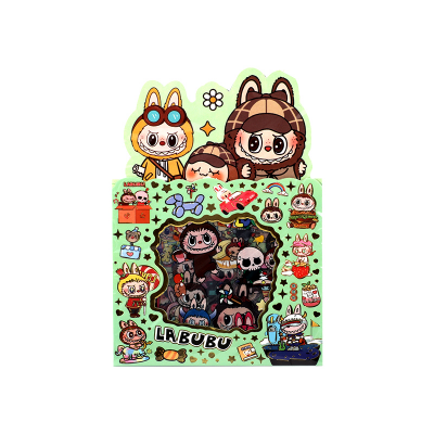 Picture of Labubu The Monsters Die-Cut Sticker Sheet | Collectible Decorative Character Stickers | Perfect for Phones, Laptops, & Journaling | Fun for All Ages- 1 piece 