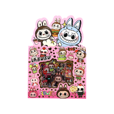 Picture of Labubu The Monsters Die-Cut Sticker Sheet | Collectible Decorative Character Stickers | Perfect for Phones, Laptops, & Journaling | Fun for All Ages- 1 piece 