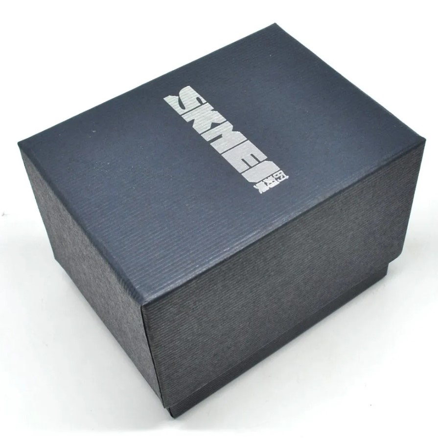 Picture of SKMEI 1502 Black PU Digital Watch For Unisex - RoseGold & Black