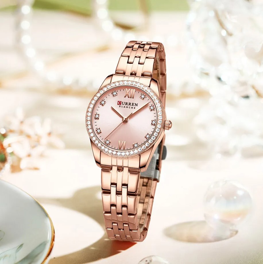 Picture of CURREN C9086W RoseGold Stainless Steel Analog Watch For Women - RoseGold