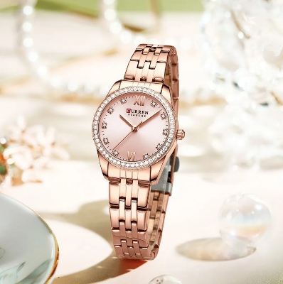 Picture of CURREN C9086W RoseGold Stainless Steel Analog Watch For Women - RoseGold