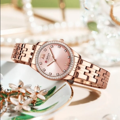 Picture of CURREN C9086W RoseGold Stainless Steel Analog Watch For Women - RoseGold