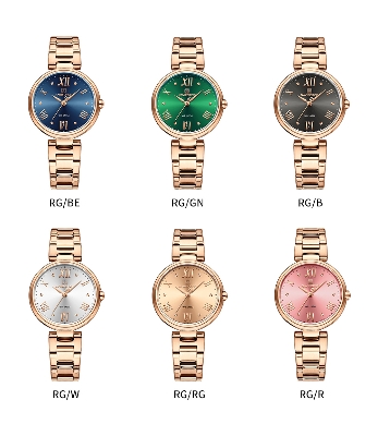 Picture of NAVIFORCE NF5030 Original New Stainless Steel Analog Sparkling Women Elegance Quartz Watch