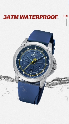 Picture of NAVIFORCE NF8031 Sport Quartz Watch For Men Silicone Strap With Date Alloy Case Wrist Watch