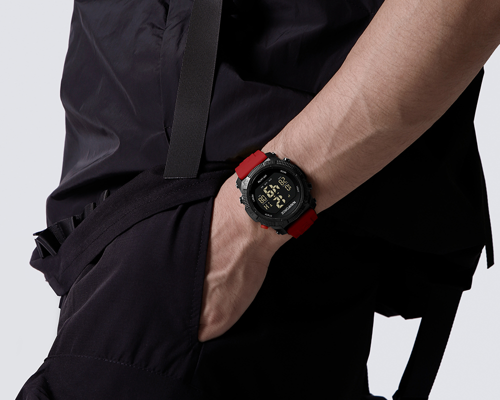 Picture of NAVIFORCE NF7104 Electronic Multi-function Trendy Waterproof Luminous Silicone Strap Birthday Gift Watch For Unisex