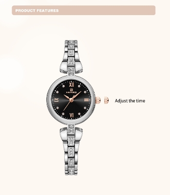 Picture of NAVIFORCE NF5034 New Simple Luxury Watch for Women Casual Ladies Zinc Alloy Bracelet Band High Quality Female Quartz Wrist Watch