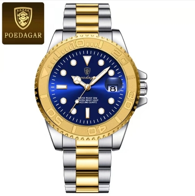 Picture of Poedagar PO680M Stainless Steel Chronograph Wrist Watch For Men