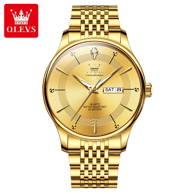 Picture of Olevs 9908M Stainless Steel Analog Wrist Watch For Men
