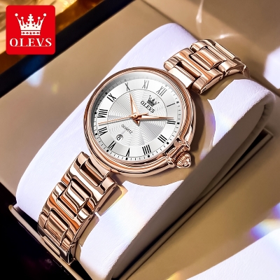 Picture of Olevs 5608S Stainless Steel Analog Wrist Watch For Women