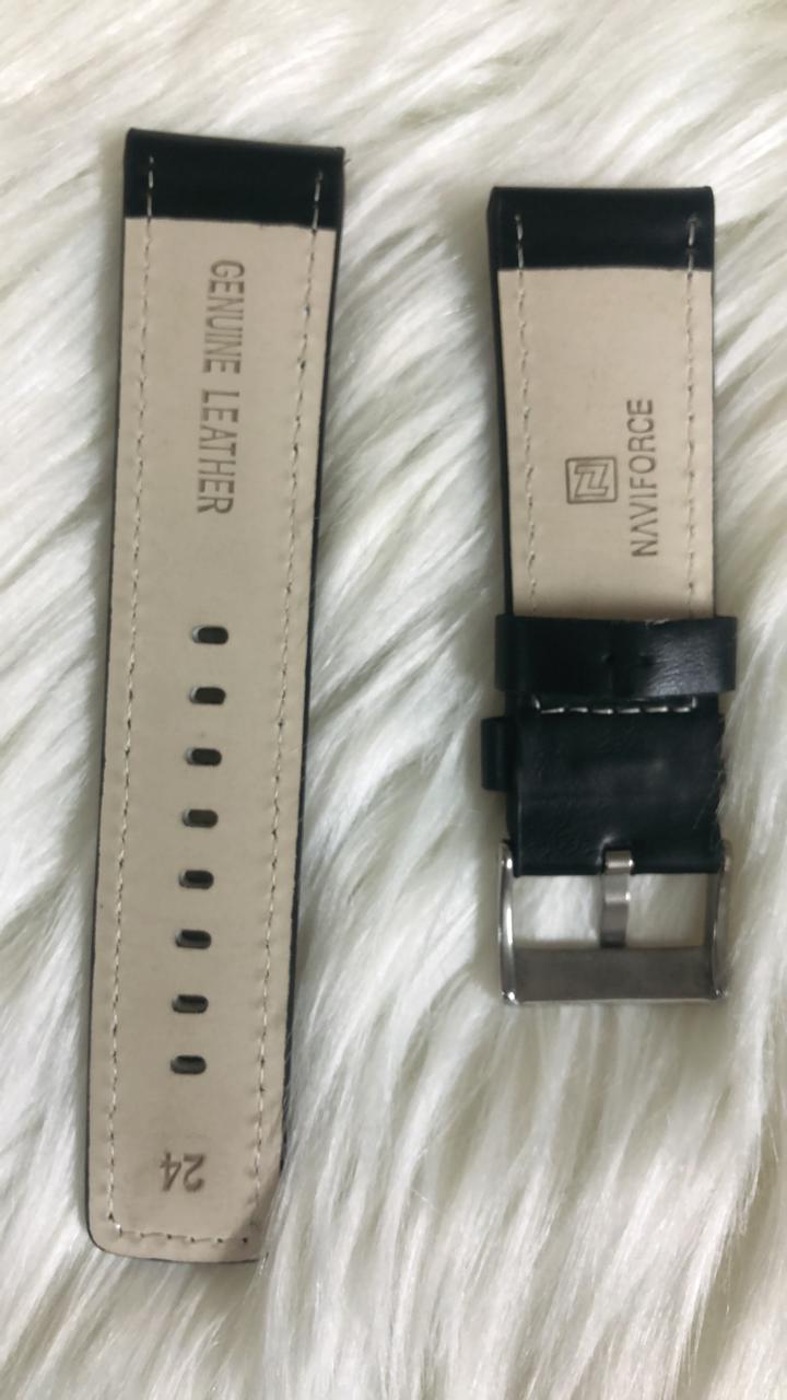 Picture of NAVIFORCE Premium PU Artificial Leather Belt Strap Only 24 mm - Black