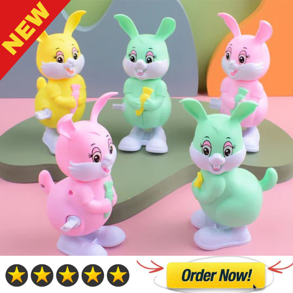 Picture of Rabbit Play Clockwork Bunny Kids Toys Moving Rabbit