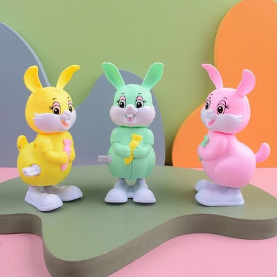 Picture of Rabbit Toy for Baby (Clockwork Jumping Toys for Children's Brain, Life Skills & Education)