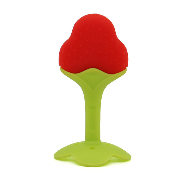 Picture of Premium Silicon Baby Teether With Clip - 1Pcs BPA Free Food Grade Fruit Teethers
