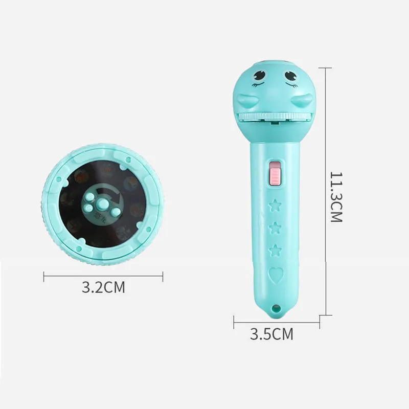 Picture of Projector Toy Kids Flashlight Torch Sleeping Story for Early Education
