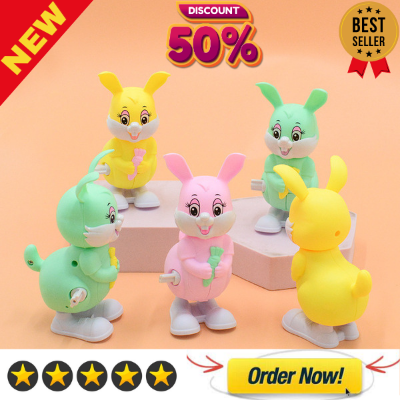Picture of 3 Pieces Rabbit Toys for Kids (Clockwork Key Toy) - Running and Jumping Toy for Learning Early Education