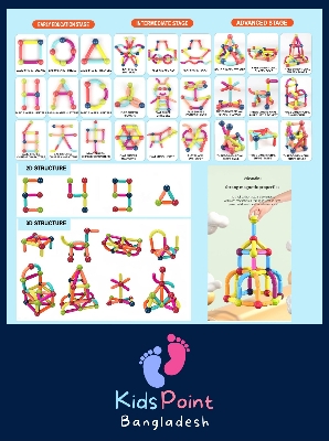 Picture of New Blocks Building Toy Set 16, 25, 36, 42, 64 Pieces for kids Educational Construction Toys to Play & Learn