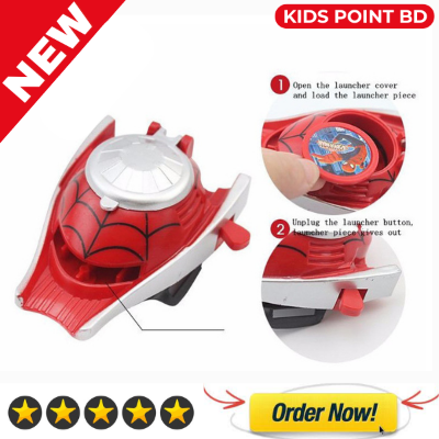 Picture of Spiderman Toys for Kids (4 Pcs Web Launcher Plastic Toys & Spiderman Gloves 1 Pcs with Wrist 1 Launcher Toys Set Special Birthday Gift for Boys and Girls)