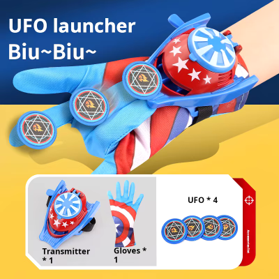 Picture of Spiderman Toy for Kids (Full Web Role Play Movie Hero Wrist Launcher Set with Spiderman Gloves) Special Birthday Gift for Kids