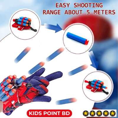 Picture of Spiderman Kids Toys (Marvel, Avengers, Batman, Star Wars, Spiderman Web-Shooter Real Action Toys With Gloves for Pre-School Action Boys Figures, Playsets, Battle Toys, Launchers Toy)