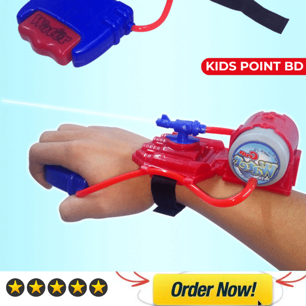Picture of Water Gun Toy for Boys (Children's Wrist Water Gun Toy Launcher Play in Pool, Beach and Automatic Shooting for Summer Water Battles Which is Excellent Gift Choice for Boys and Girls)