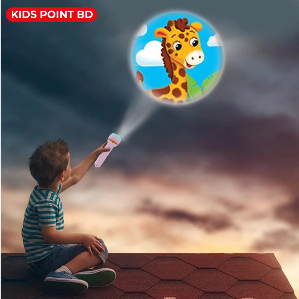Picture of Projector Light Toy for Kids Flashlight Story book Educational Light-up Toys Sleep Light Preschool Fairy Tale Projection Lamp gift
