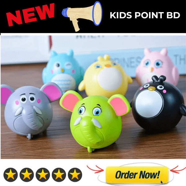 Picture of Elephant Toys, Owl Toys, Penguin Toys and Chicken Toys Pull Back for Kids Birthday Party - Plaything Toys for Party Favors for Friction Powered Vehicle Car Toys