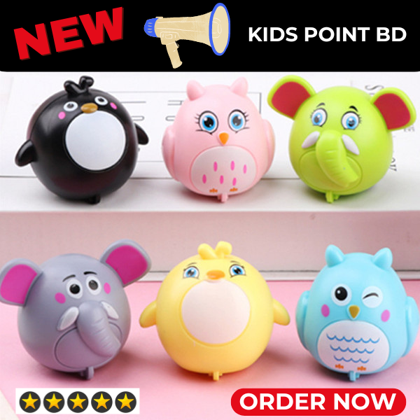 Picture of Chicken Toys, Owl Toys, Elephant Toys and Penguin Toys Pull Back Car for Kids Birthday Party - Plaything Toys for Party Favors for Friction Powered Vehicle Car Toys