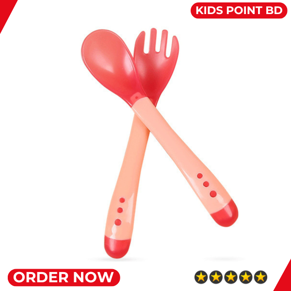 Picture of Baby Silicone Spoon BPA Free Non-toxic Newborn Training Long Handle Baby Spoon Soft Head Eating Spoon