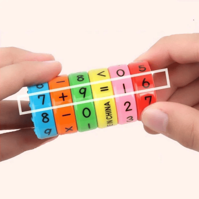 Picture of Mathematics Learning Cube Educational Intelligence Montessori Puzzle Toys For Kids