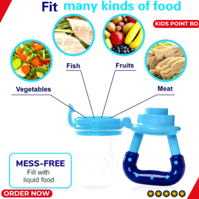 Picture of Fruit Juicer Baby Feeder Pacifier Teething Toy Silicone Fruit Vegetables Meat Feeder Juice Teether