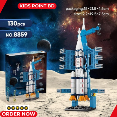 Picture of Kids Early Educational Le go Rocket Building Toys Baby Spaceship Puzzle Toy STEM And Creative Learning Education Child Toy (One pcs) - Baby Toys