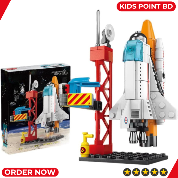 Picture of Kids Early Educational Le go Rocket Building Toys Baby Spaceship Puzzle Toy STEM And Creative Learning Education Child Toy (One pcs) - Baby Toys