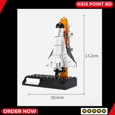 Picture of 107Pcs Space Shuttle Rocket Building Blocks Toys for Kids Educational Toy Gift for Boys Girls