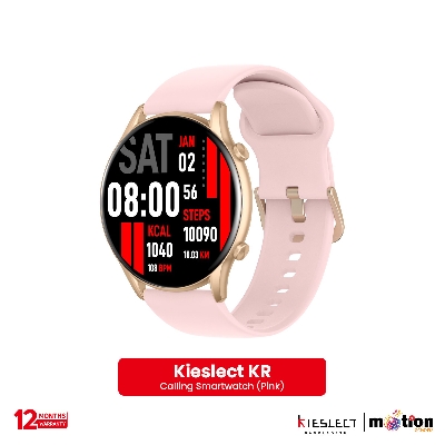 Picture of Kieslect Kr Bluetooth Calling Voice Assistant Music Player IP68 Waterproof Fashion Sports Smart Watch - Black