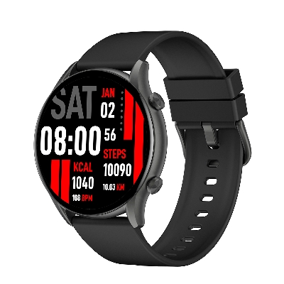 Picture of Kieslect Kr Bluetooth Calling Voice Assistant Music Player IP68 Waterproof Fashion Sports Smart Watch - Black