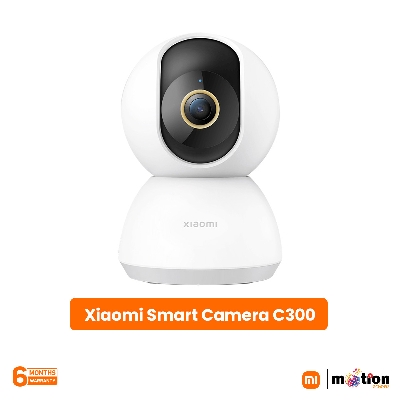 Picture of Xiaomi Smart Camera C300, 2K Clarity, 360° Vision, AI Human Detection, F1.4 Large Aperture and 6P Lens, Enhanced Color Night Vision in Low Light - White
