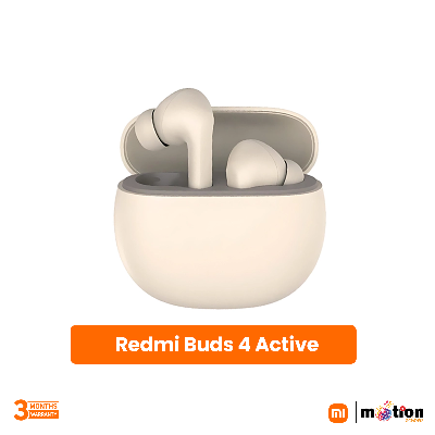 Picture of Xiaomi Redmi Buds 4 Active TWS Wireless Earbuds, Bluetooth 5.3 Low-Latency Game Headset