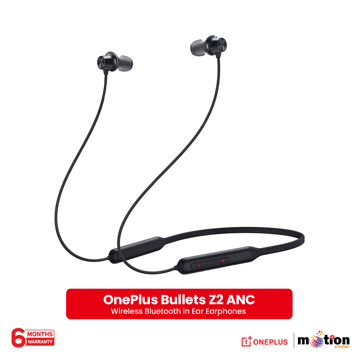 Picture of OnePlus Bullet Wireless Z2 ANC Bluetooth in Ear Earphones with 45dB Hybrid ANC Bluetooth Headset