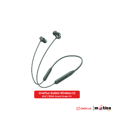 Picture of OnePlus Bullet Wireless Z2 ANC Bluetooth in Ear Earphones with 45dB Hybrid ANC Bluetooth Headset