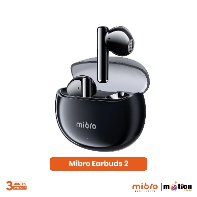 Picture of Mibro Earbuds 2 Bluetooth 5.3 Wireless Headphone - Black