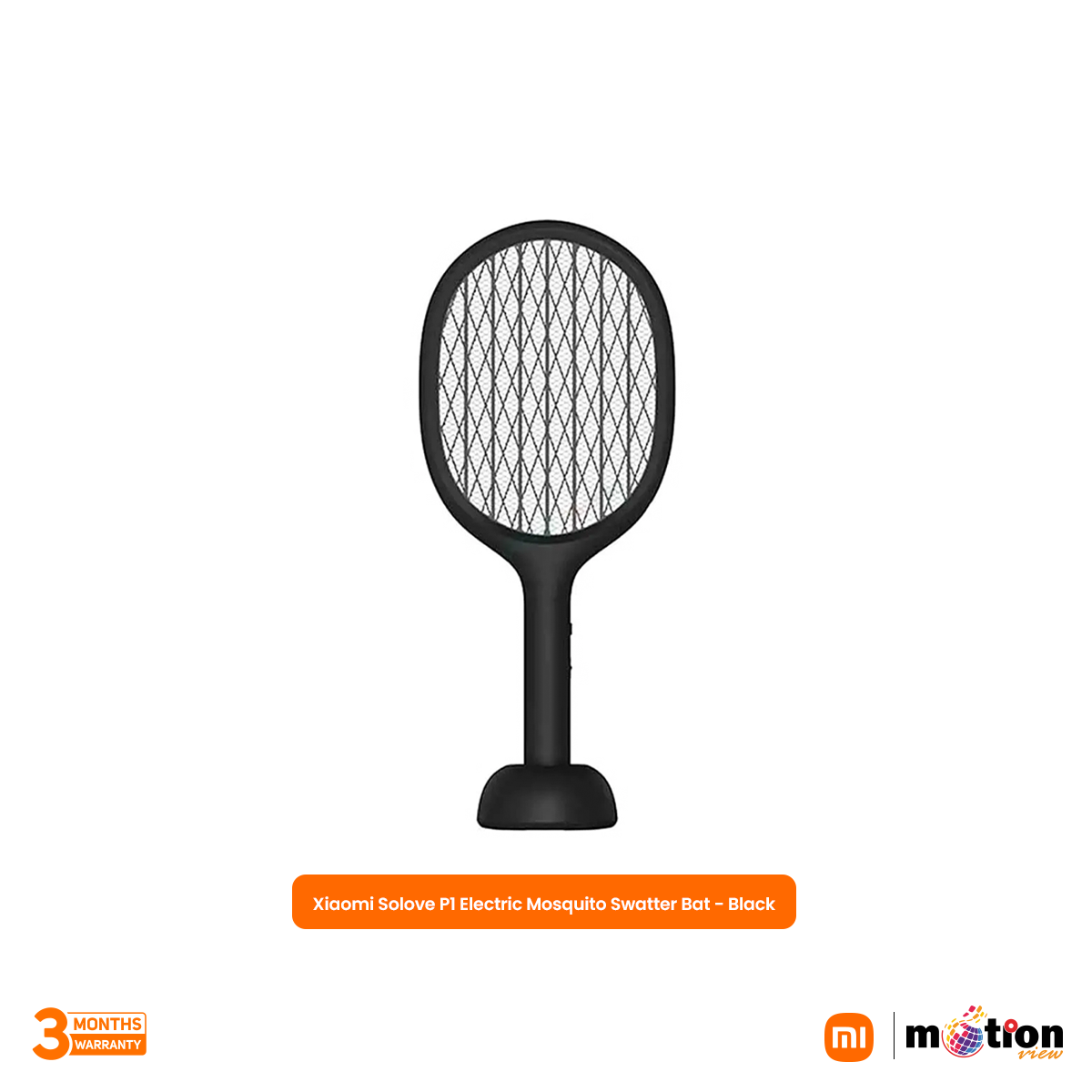 Picture of Solove P1 Electric Mosquito Swatter Bat with 360nm uv light