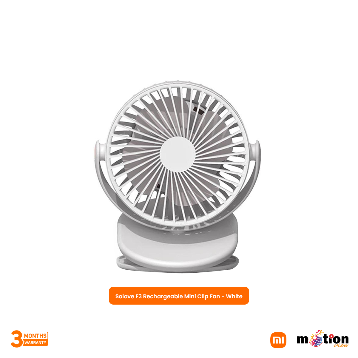 Picture of Solove F3 Rechargeable Mini Clip Fan
